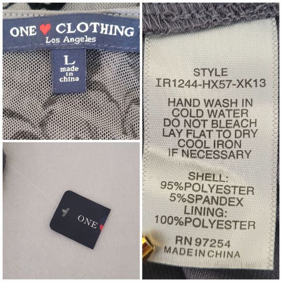 Vintage Velvet Burnout Jumpsuit - Picture 5 of 8